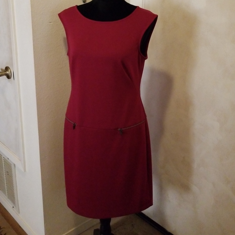 NWOT Red Dress, Sz. 10